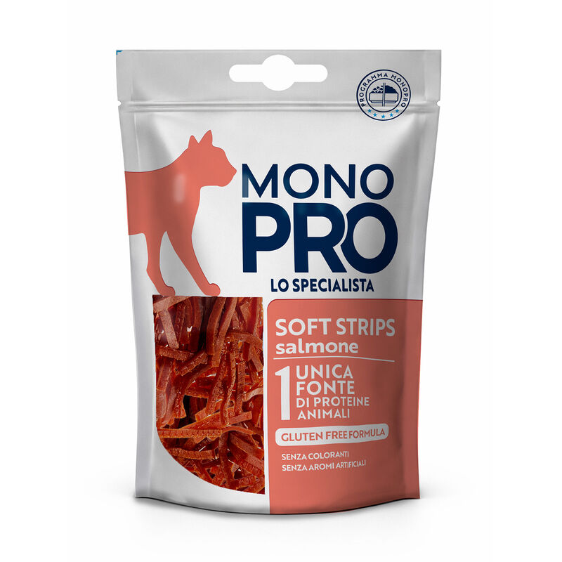 Monopro Cat Adult Snack soft fillets salmone 50gr