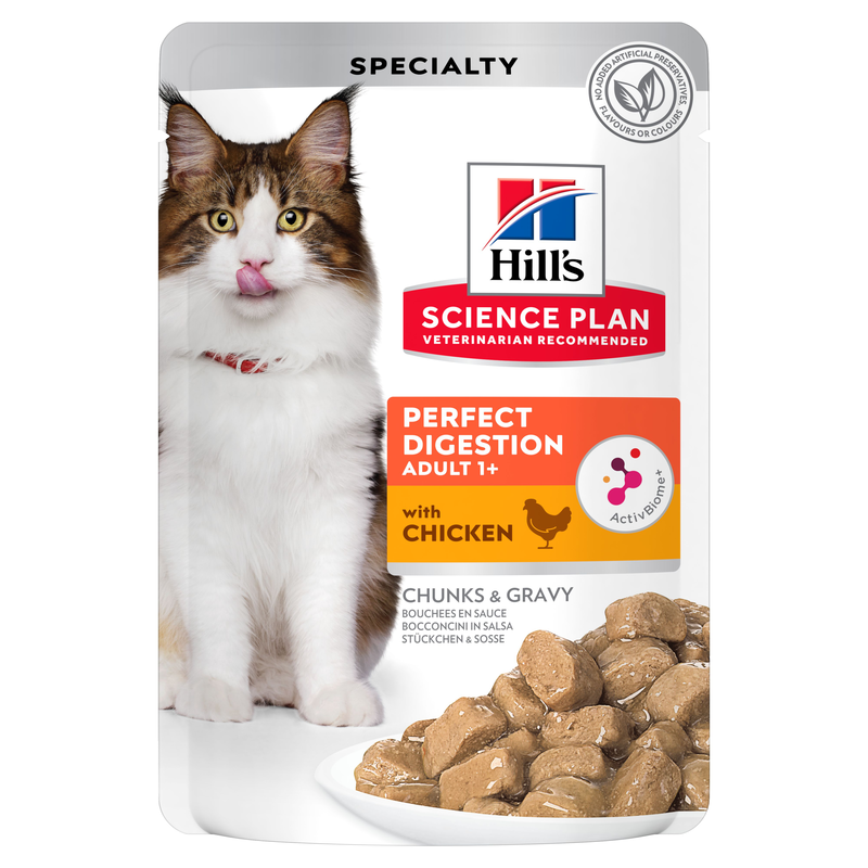 Hill's Science Plan Perfect Digestion Cat al pollo 85 gr