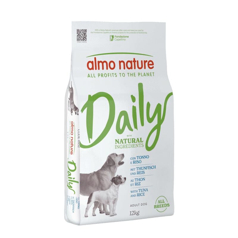 Almo nature Daily Dog Adult All breeds Tonno e Riso 12 kg
