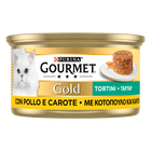 Gourmet Gold Cat Adult Tortini con Pollo e Carote 85 gr