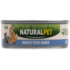Naturalpet Cat Sterilised Mousse al pesce bianco 85gr