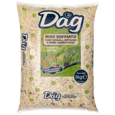 Dag Dog Riso soffiato con cereali, ortaggi e erbe aromatiche 5 kg