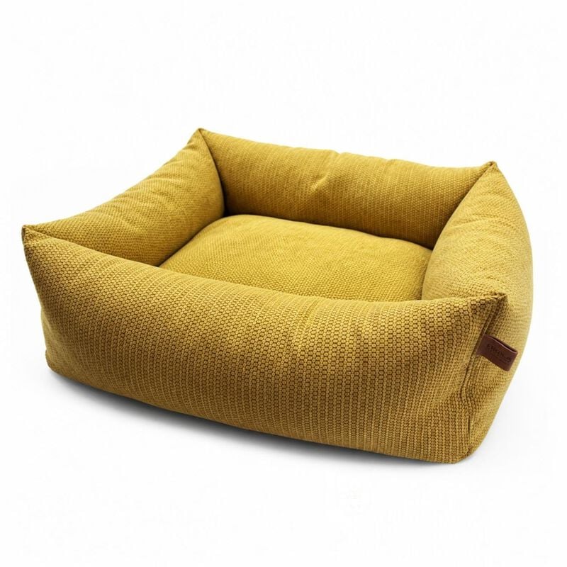 L'Isola dei Tesori Cuccia per cani Relax Senape 56 x 70 cm