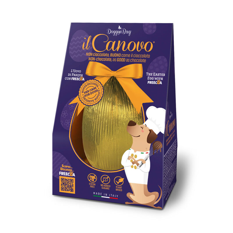Doggyebag Uovo di Pasqua Canovo con Freecoa per cani 60gr