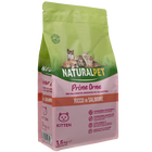 Naturalpet Prime Orme Kitten ricco in Salmone 1,5kg