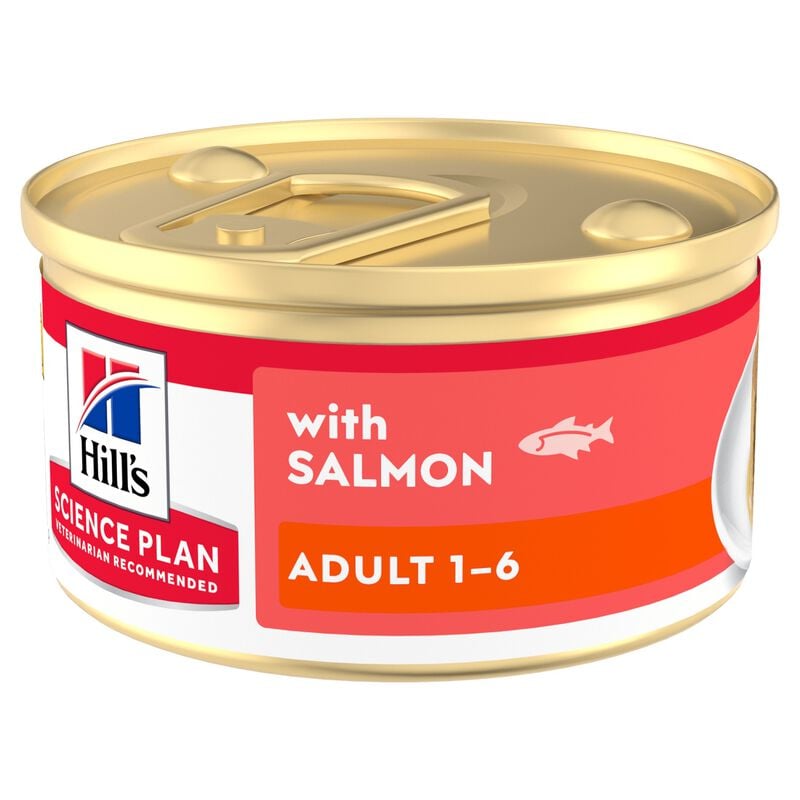 Hill's Science Plan Mousse per gatti adulti con Salmone 85 gr