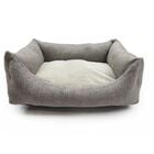 L'Isola dei Tesori Cuccia per cani Relax Grigio 45 x 60 cm
