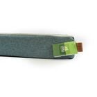 L'Isola dei Tesori Materasso per cani in Memory Grigio e Verde Mare 60x100x8 cm