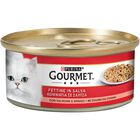 Gourmet Rosso Cat Adult Fettine con Salmone e Spinaci 195 gr