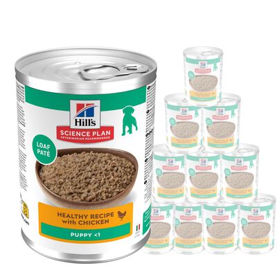Hill's Science Plan Dog Puppy con Pollo Lattina 370 gr