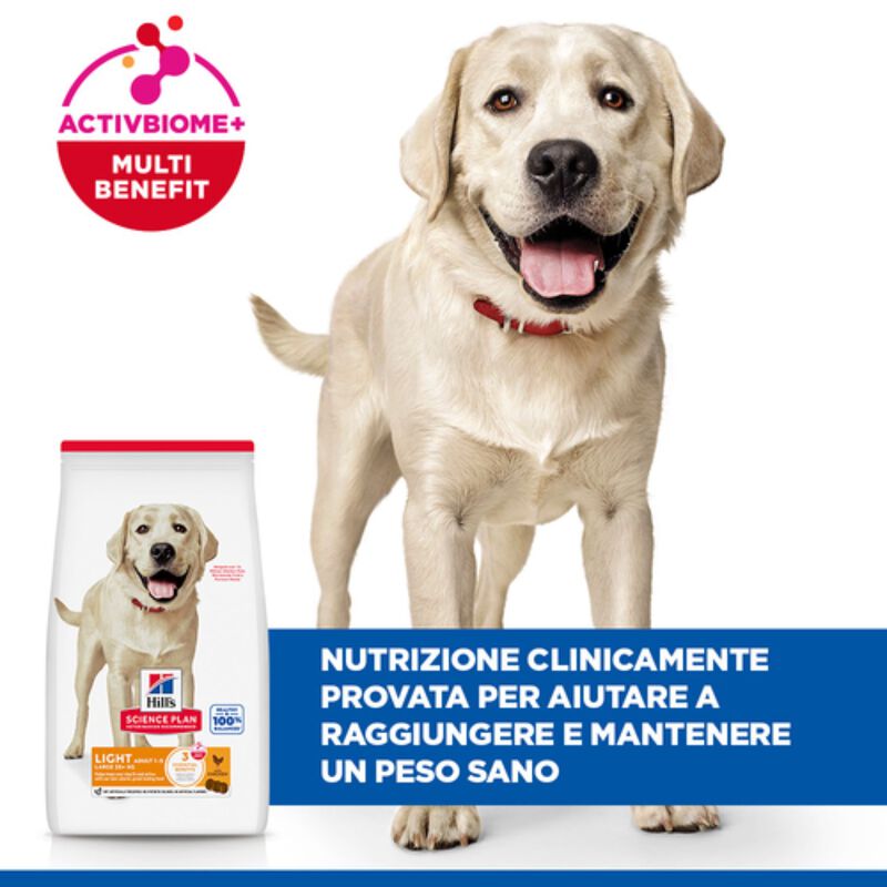 Hill's Science Plan Dog Adult Light Large Breed al Pollo 14 kg