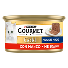 Gourmet Gold Cat Adult Mousse con Manzo 85 gr