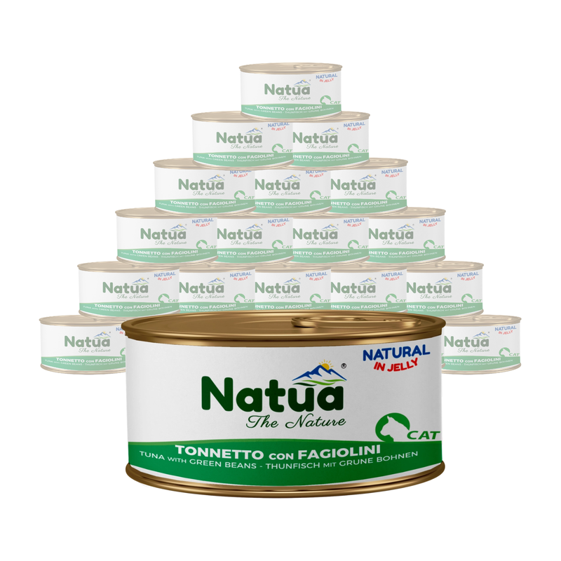 Natua Natural Cat Adult Tonnetto con fagiolini in jelly 85gr