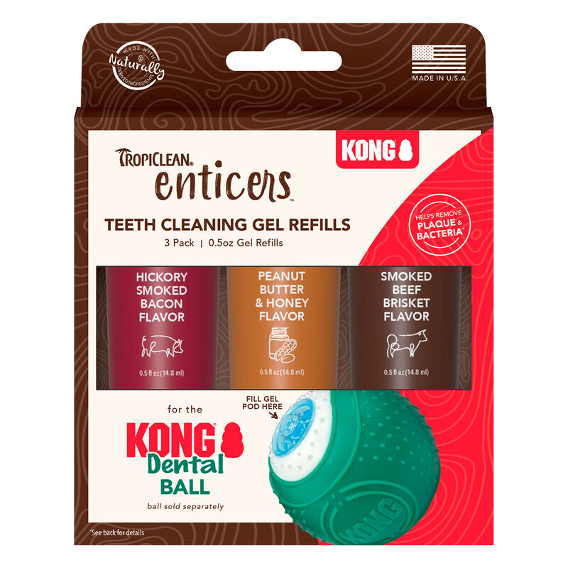 Tropiclean Enticers teeth cleaning gel refills