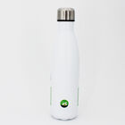 Borraccia termica bianca con stampa verde 100% Pet Lover