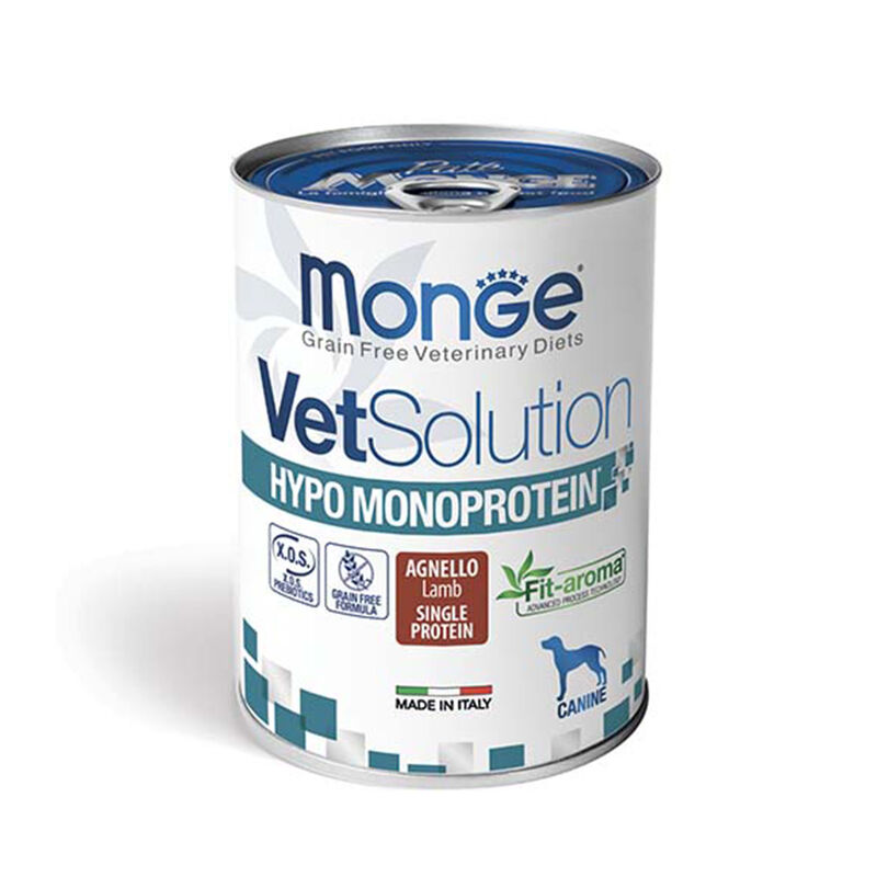 Monge Vet Solution Diet Dog Hypo Monoprotein Agnello 400gr