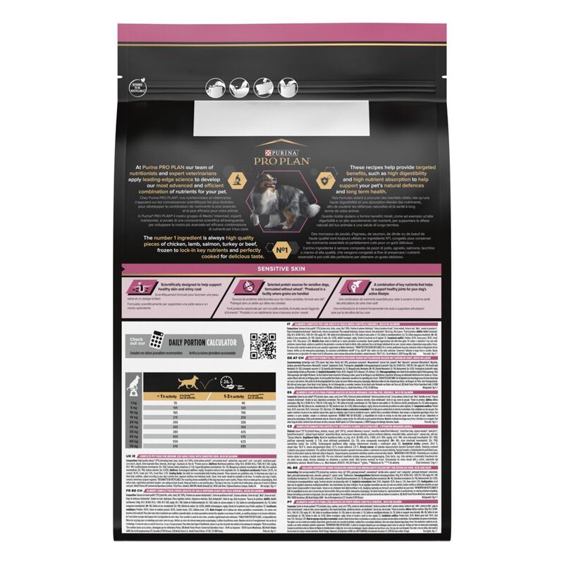 Purina Pro Plan Dog Adult Medium Sensitive Skin Salmone 3 kg