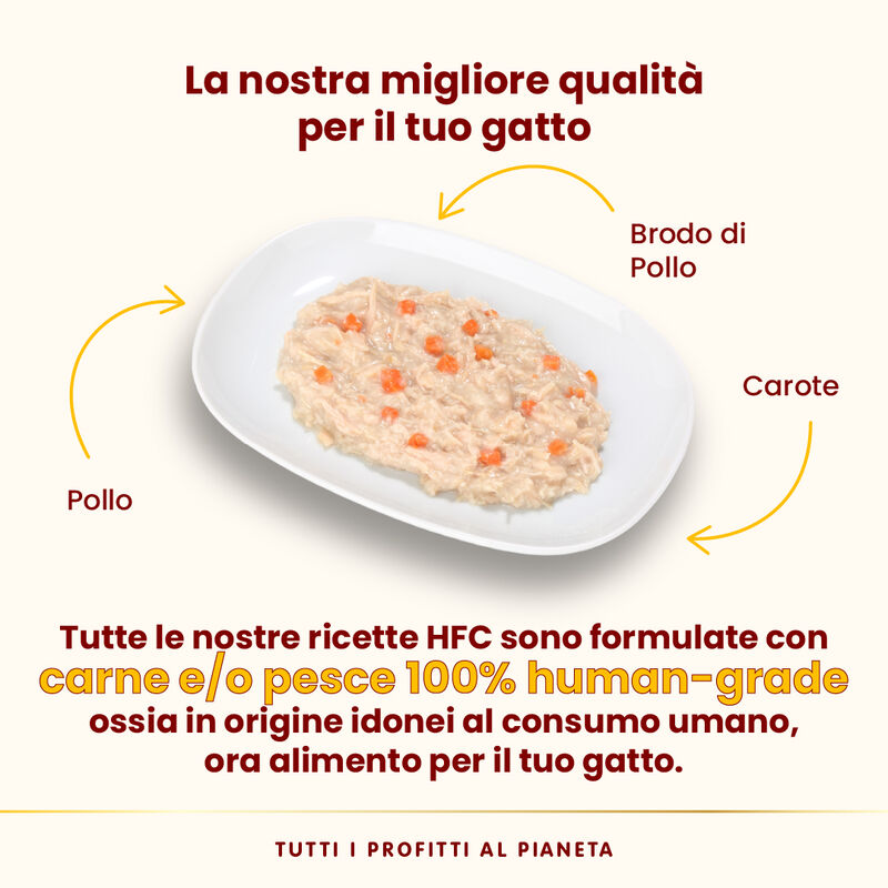 Almo Nature HFC Complete Cat Pollo con Carote 70 gr