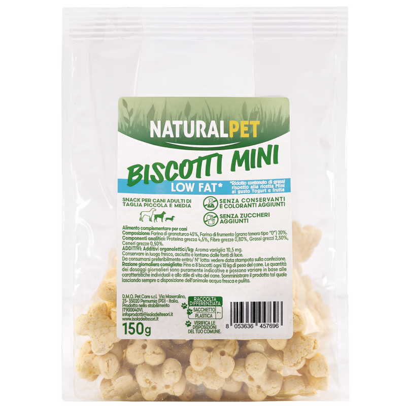 Naturalpet Dog Adult Mini&Medium Low fat 150gr