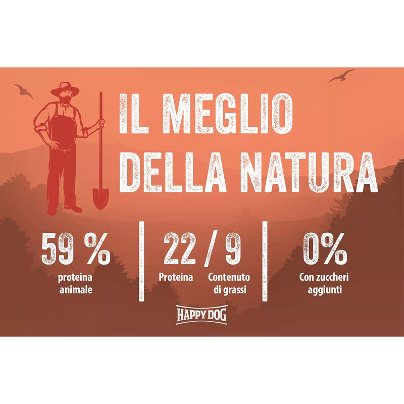 Happy Dog Adult NaturCroq Salmone e riso 4 kg
