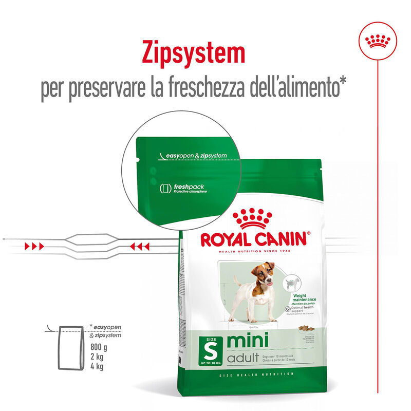Royal Canin Dog Mini Adult 8 kg + 1kg Omaggio