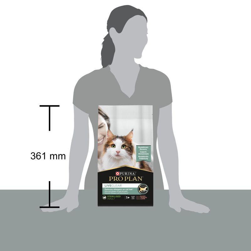 Purina Pro Plan LiveClear Cat Adult Sterilized ricco in Salmone 1,4 kg