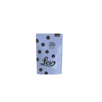 Lev gatti adulti sterilizzati Tonno e Pesce Bianco 60 gr