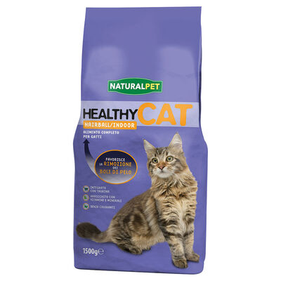 Naturalpet Cat Adult Healty Hairball Indoor 1,5Kg