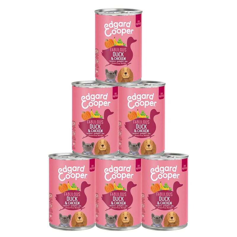 Edgard & Cooper Dog Puppy Anatra e Pollo 400 gr