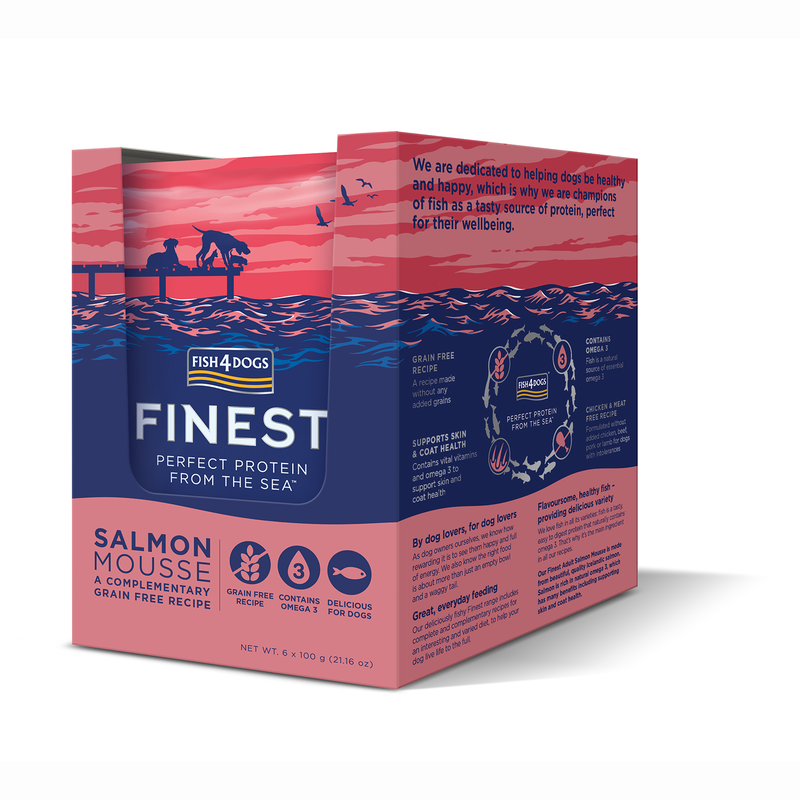Fish4dogs Finest Dog Mousse di Salmone 100gr