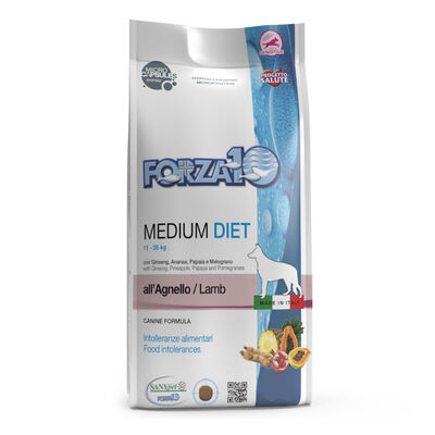 Forza10 Dog Medium Adult Diet Agnello 12 kg