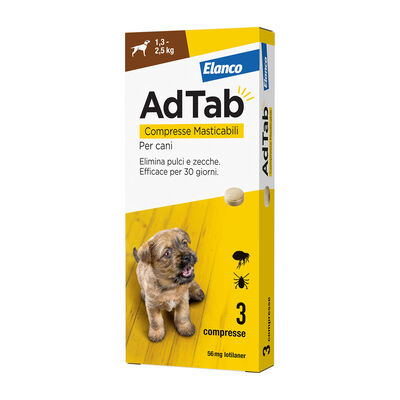 Elanco Dog AdTab Antiparassitario Cani da 1,3 a 2,5 kg