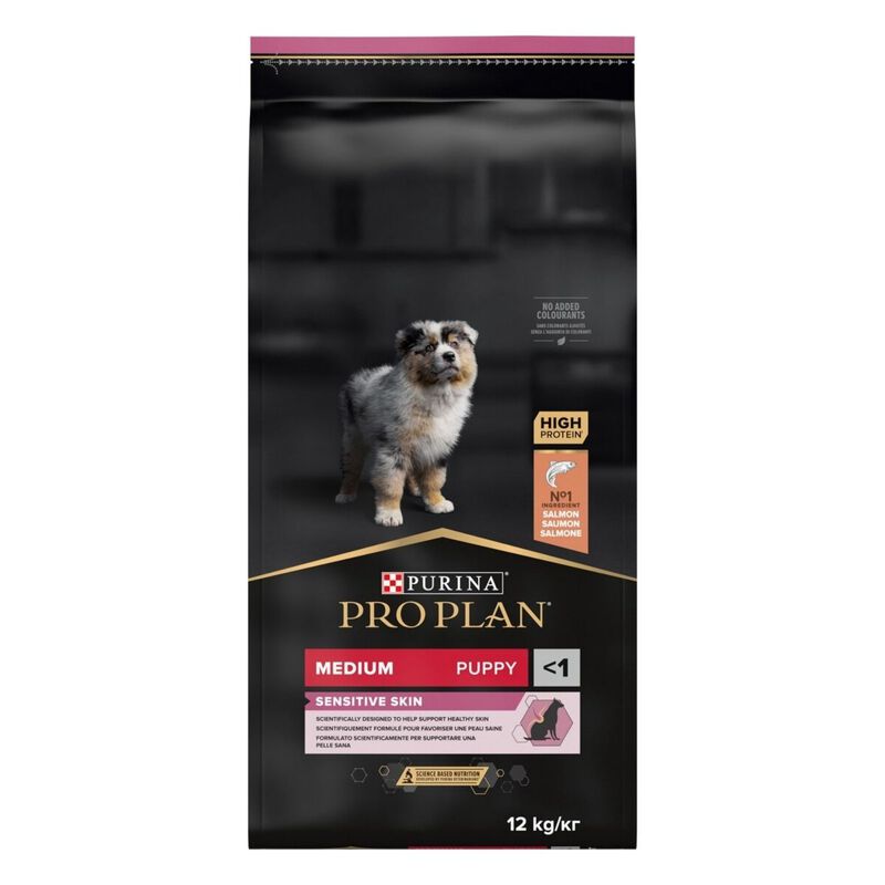 Purina Pro Plan Dog Puppy Medium Sensitive Skin Salmone 12Kg