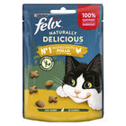 Felix Naturally Delicious Cat Snack con Pollo ed Erba gatta 50 gr image number 0