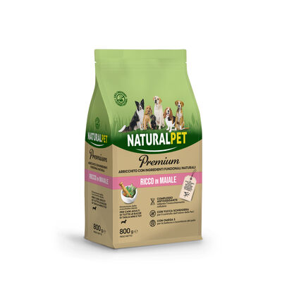 Naturalpet Premium Dog Adult Toy al Maiale 800 gr