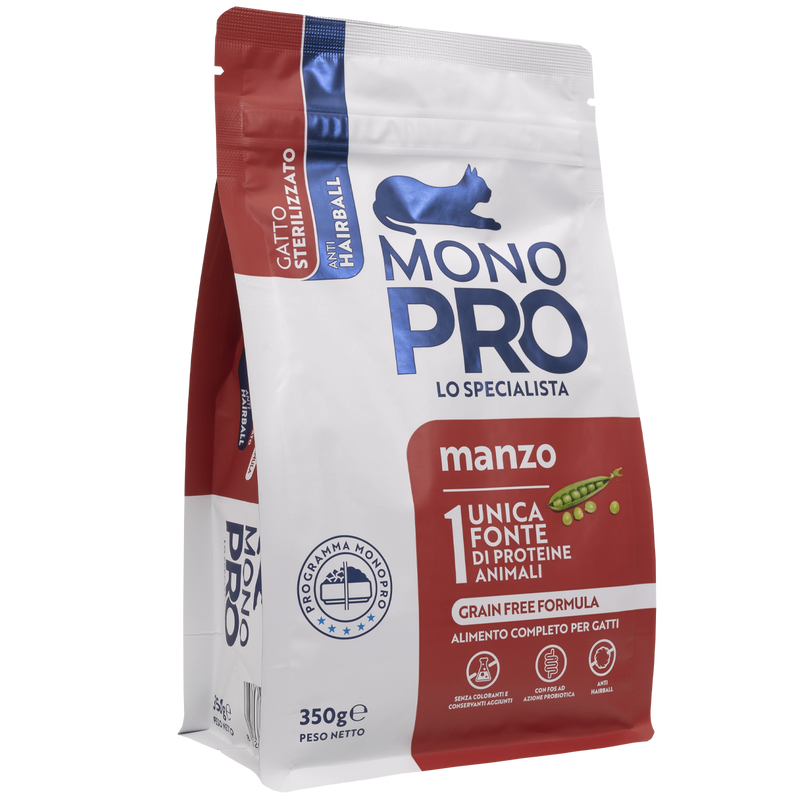 Monopro Cat Sterilised Manzo 350gr