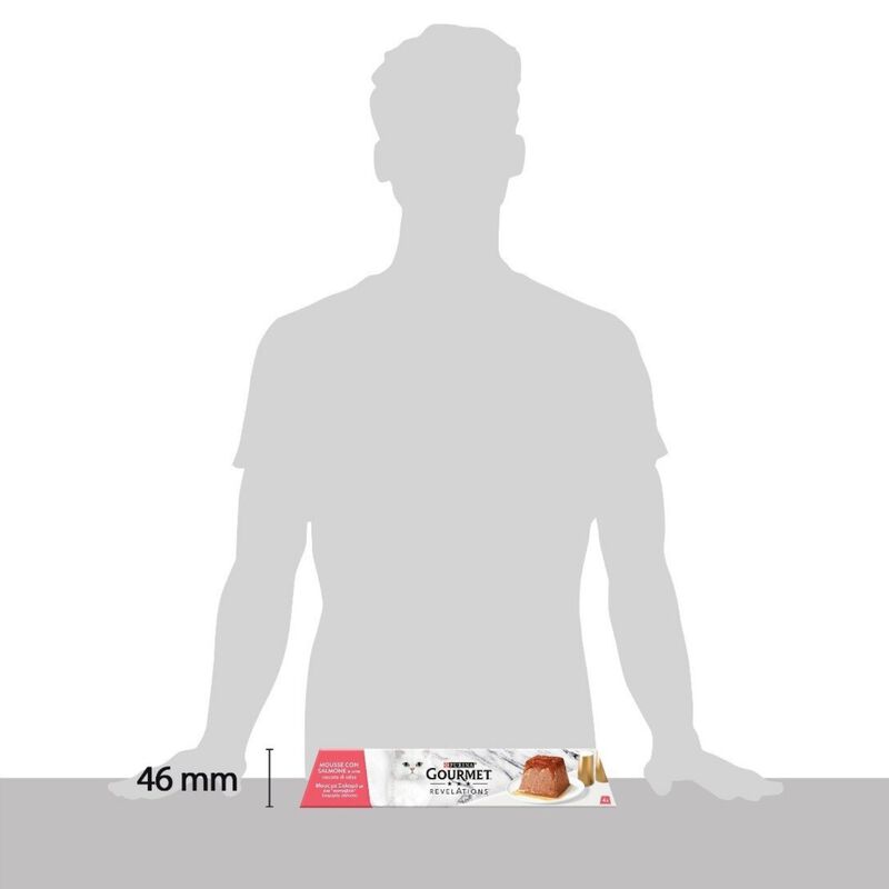 Gourmet Revelation Cat Mousse con Salmone 4 x 57 gr
