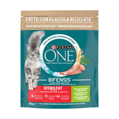 Purina One Cat Adult Sterilised Tacchino 800 gr