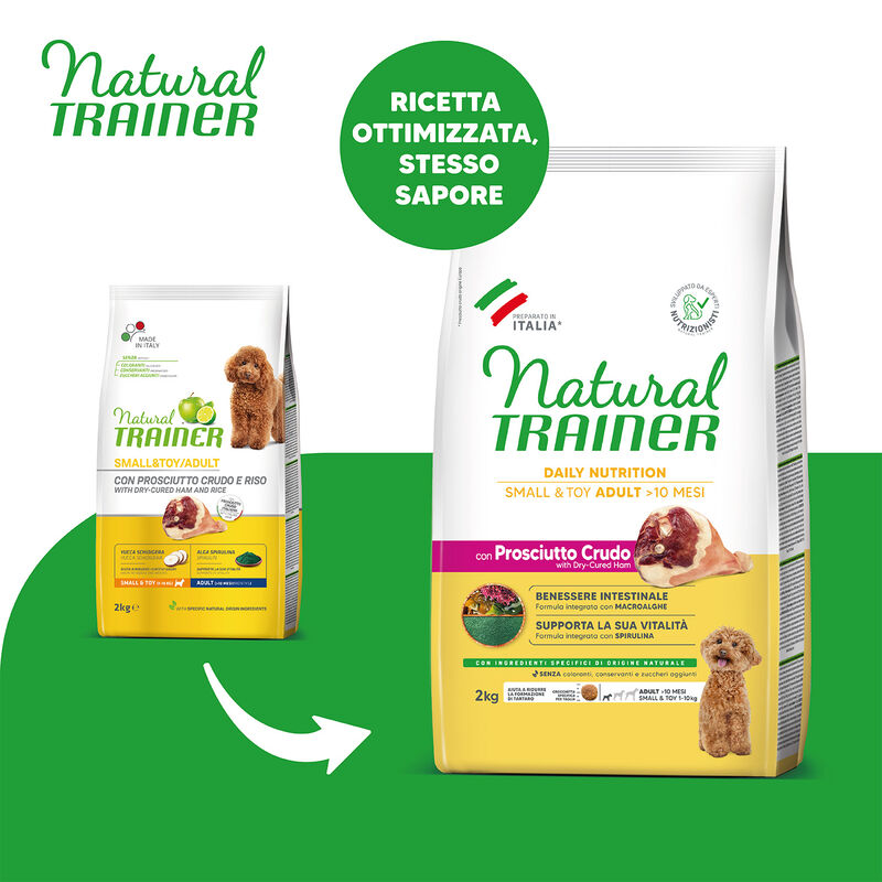 Natural Trainer Dog Adult Mini Prosciutto Crudo 2 kg