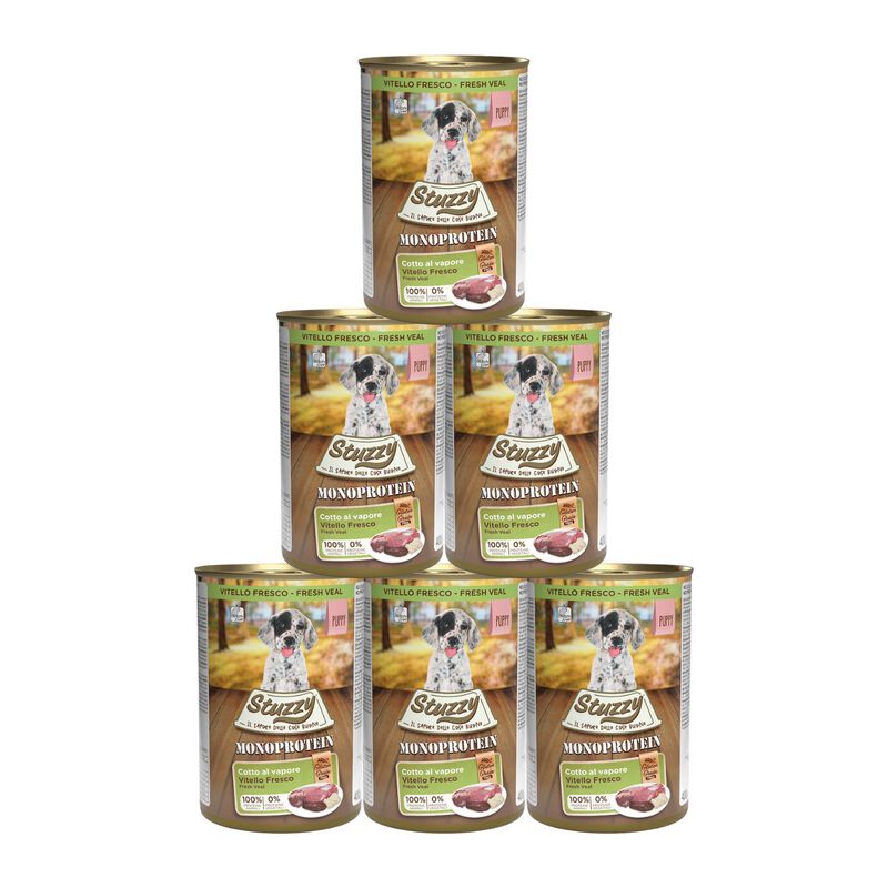 Stuzzy Dog Puppy Monoprotein Vitello 400 gr