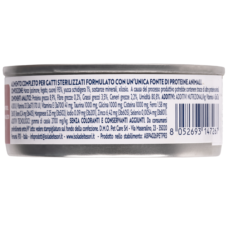 Monopro Cat Sterilised Mousse Manzo 85gr