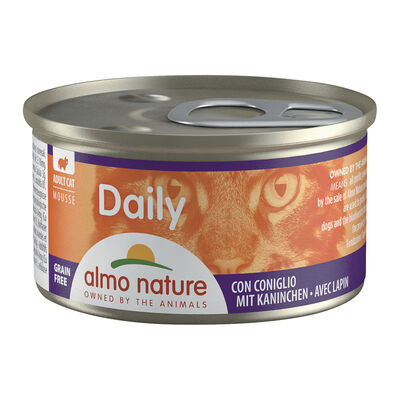 Almo Nature Daily Cat Mousse Coniglio 85g 