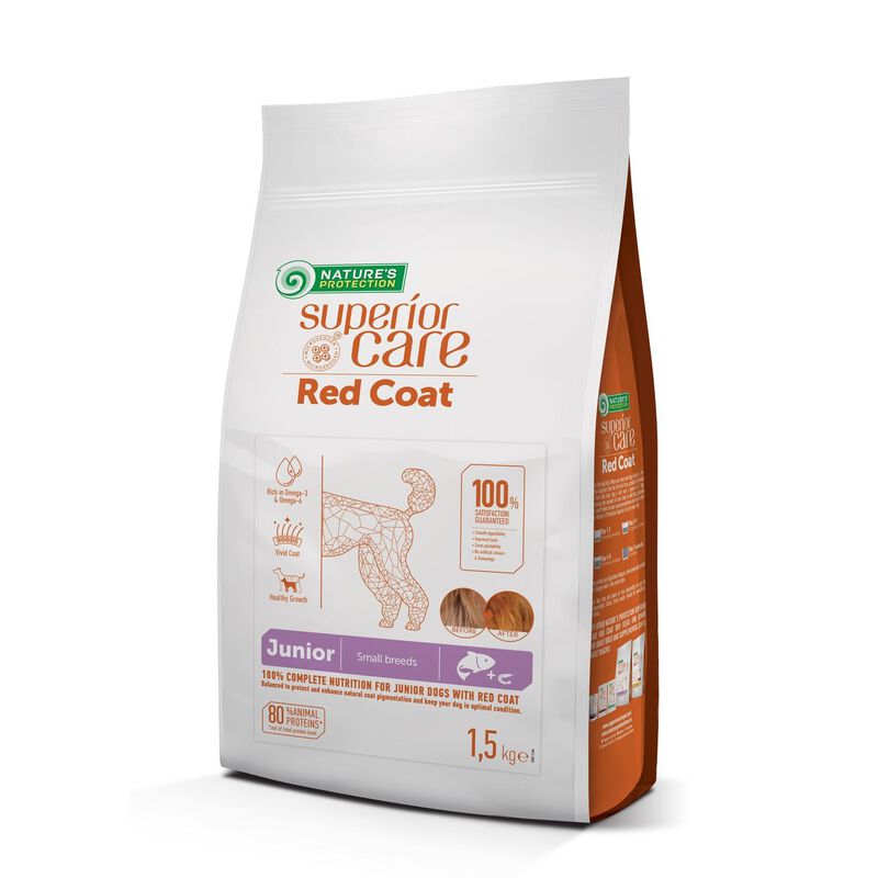 Nature's Protection Superior Care Crocchette per cani junior Salmone 1,5 kg