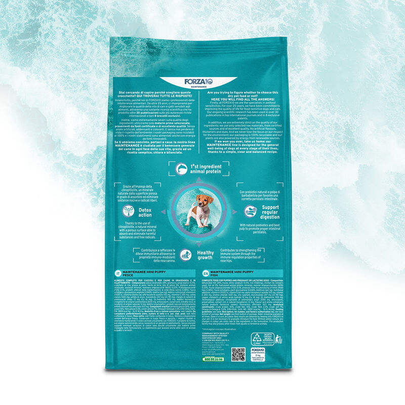 Forza10 Dog Puppy Junior Maintenance Mini al Pesce 2 kg