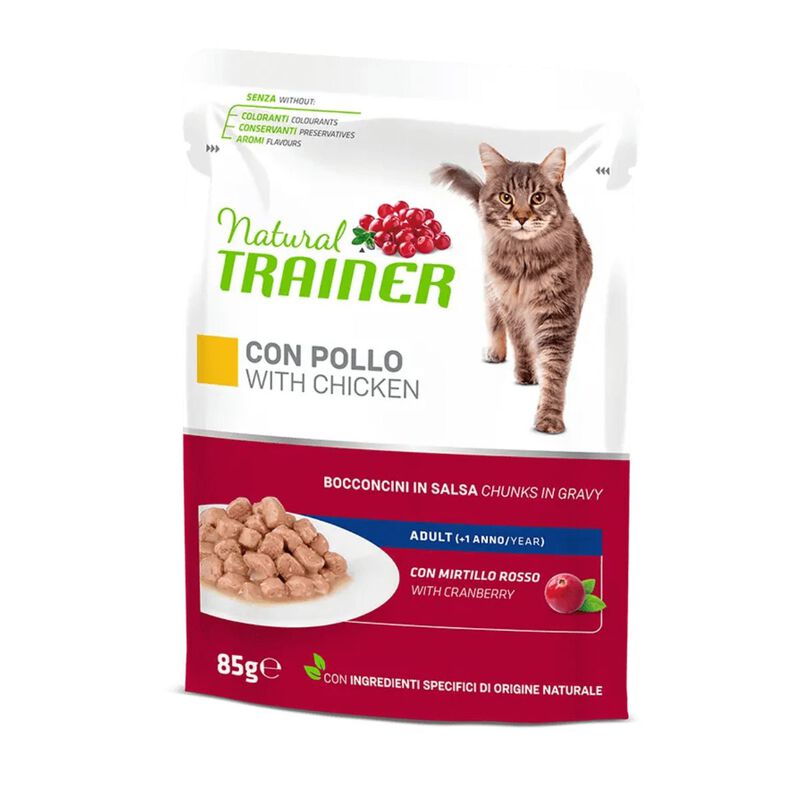 Natural Trainer Cat Adult al Pollo 85 gr