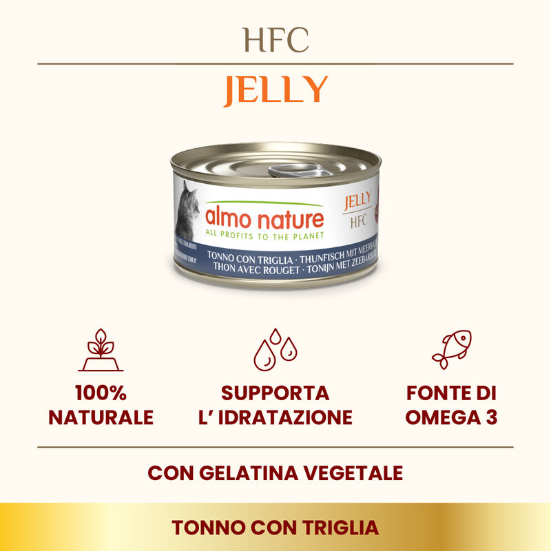 Almo Nature HFC Cat Jelly Tonno con Triglia 70g
