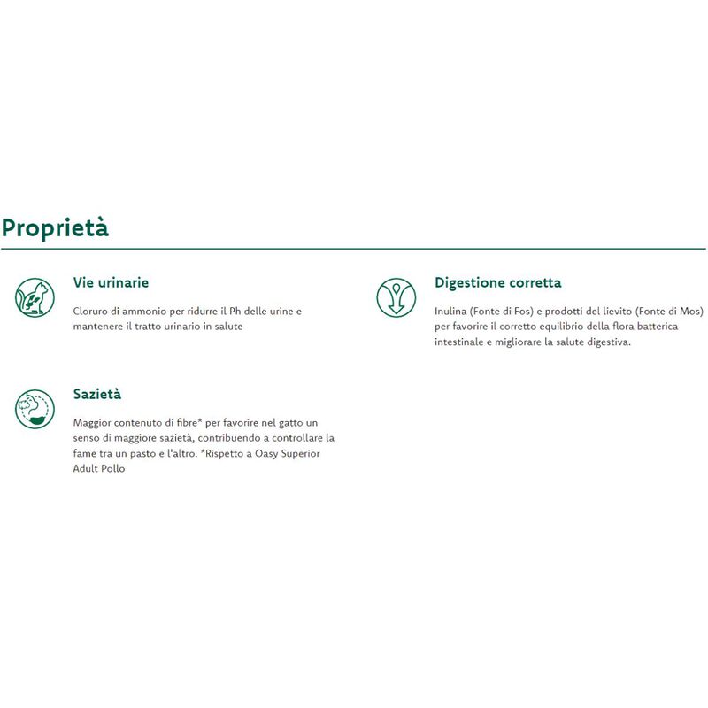 Oasy Superior Formula Cat Adult Sterilized al Pollo 1,5 kg