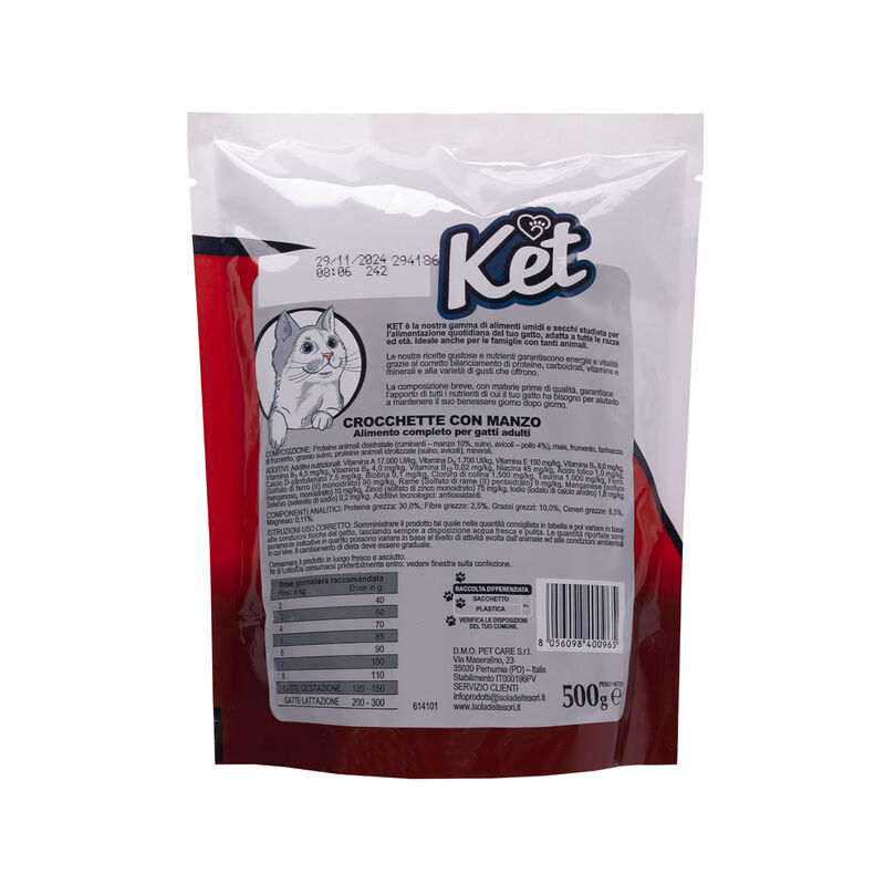 Ket Cat Adult All breeds Manzo 500 gr