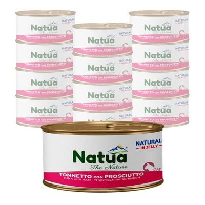 Natua Natural Cat Adult Tonnetto con Prosciutto in Jelly 85 gr