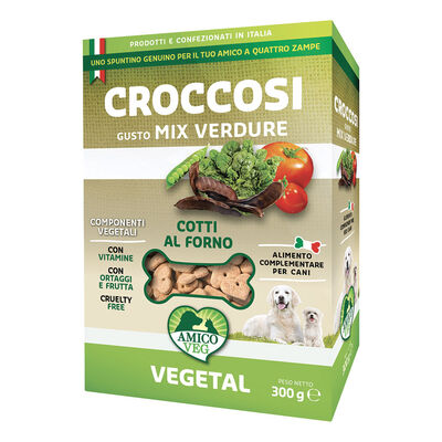 Amico Veg Dog Biscotti Croccosi Mix Verdure 300 gr
